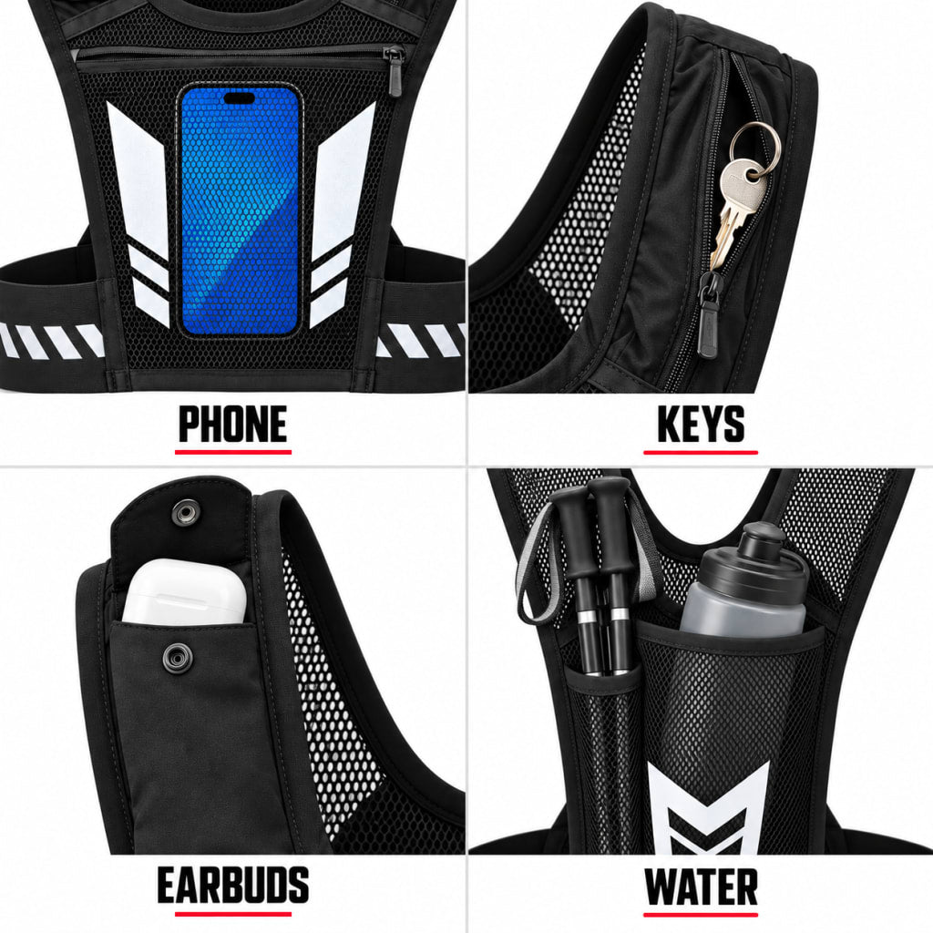 Hands-Free Reflective Running Vest™
